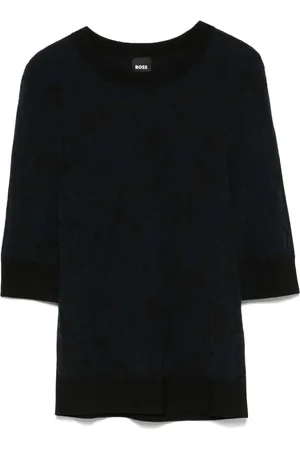 HUGO BOSS Top con motivo en jacquard