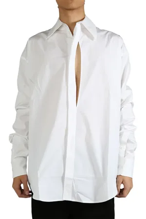 LGN LOUIS GABRIEL NOUCHI Asymmetric-opening shirt
