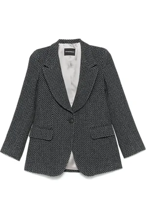 Emporio Armani Blazer tejido con botones