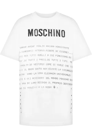 Moschino Playera con texto estampado