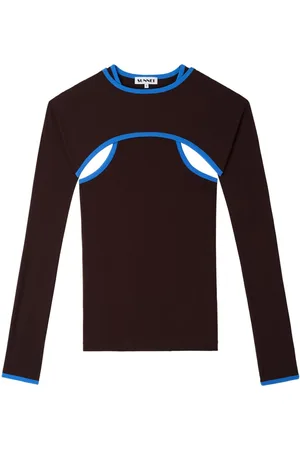 SUNNEI Playera con ribete en contraste