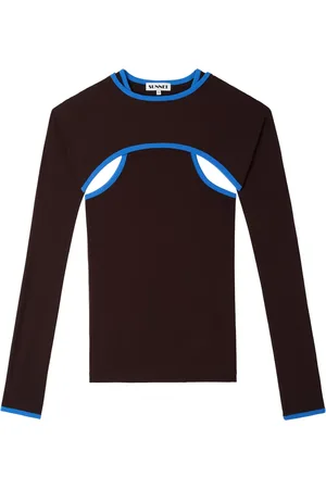 SUNNEI Playera con ribete en contraste