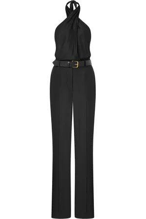 Moschino Jumpsuit con cuello halter y cinturón