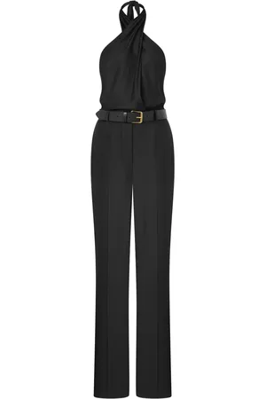 Moschino Jumpsuit con cuello halter y cinturón