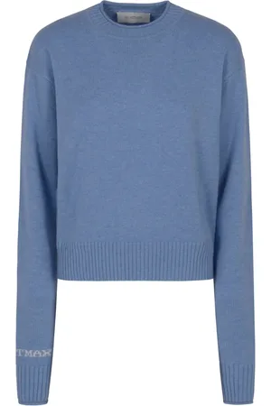 Sportmax Suéter con logo en intarsia