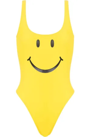Moschino Traje de baño con motivo Smiley