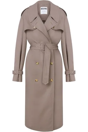 Moschino Gabardina con doble botonadura