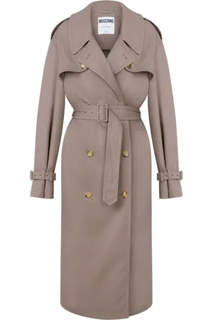 Moschino Gabardina con doble botonadura