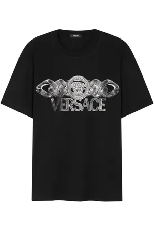VERSACE Playera con logo estampado