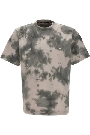 STAMPD Playera con motivo tie-dye