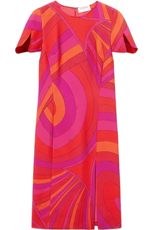 Puccini Vestido midi con estampado Iride