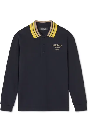 VERSACE Playera tipo polo Milano Stamp