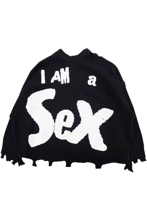 SAINT MXXXXXX Suéter bordado de x Sex Pistols