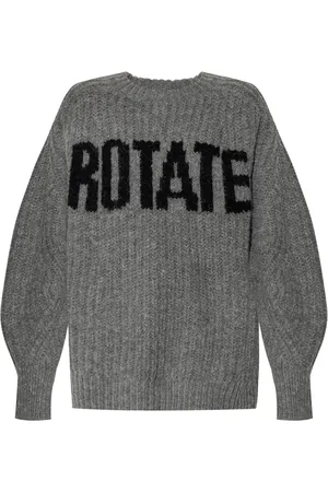 ROTATE Suéter con logo en intarsia