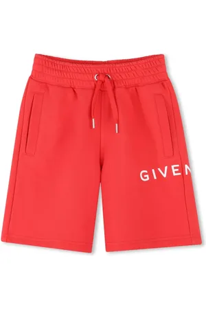 Givenchy Bermudas texturizadas con logo estampado