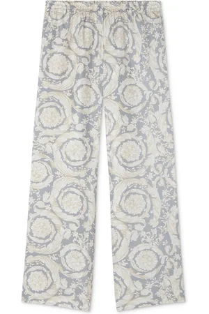 VERSACE Pants de seda Barocco