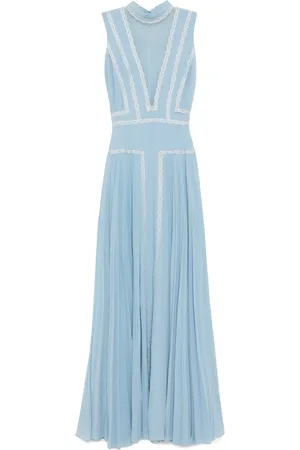 Saiid Kobeisy Vestido de crepé georgette