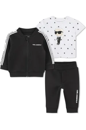 Karl Lagerfeld Traje deportivo de tres piezas con logo estampado
