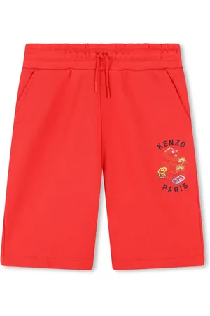 Kenzo Shorts deportivos con serpiente bordada