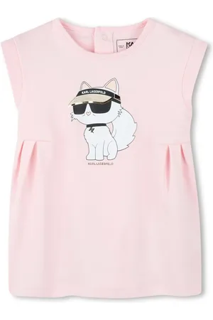 Karl Lagerfeld Vestido con estampado Choupette
