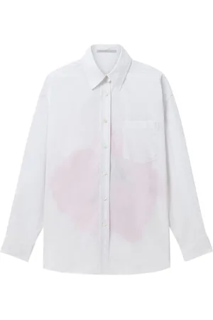 Stella McCartney Camisa con amapolas estampadas