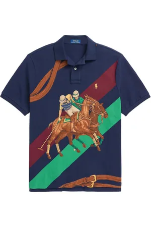 Ralph Lauren Playera tipo polo con motivo bordado