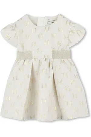 Karl Lagerfeld Vestido con logo bordado