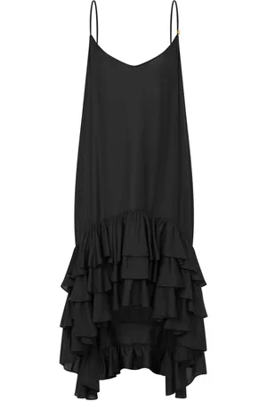 Moschino Vestido midi con volantes