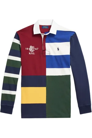 Ralph Lauren Playera tipo polo con rayas estampadas