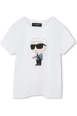 Karl Lagerfeld Playera con estampado gráfico