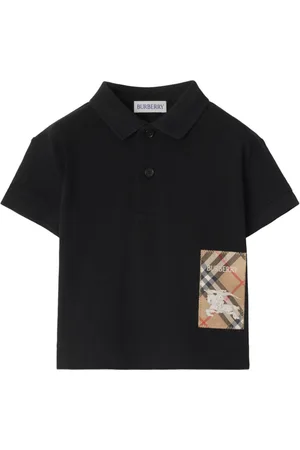 Burberry Playera tipo polo con motivo de cuadros