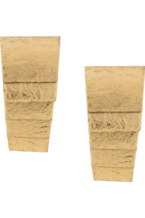 MONIES Aretes con diseño escalonado