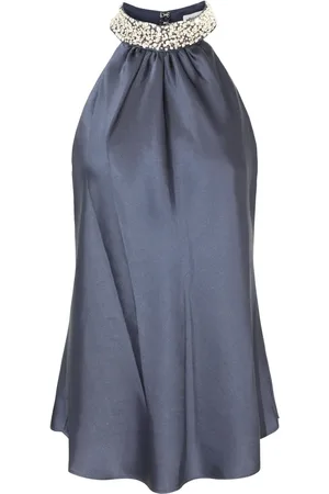 Simkhai Blusa con detalle de piedra