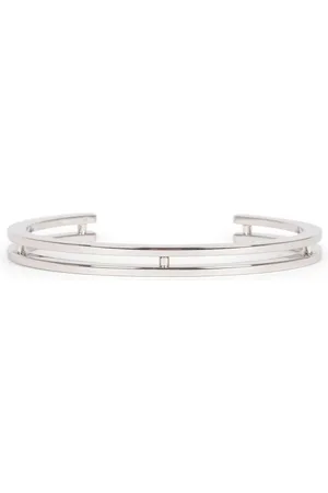 Saint Laurent Brazalete con diseño apilado