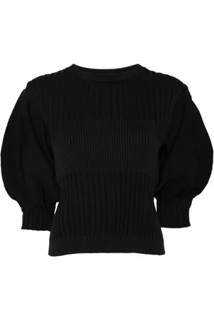 CFCL Blusa corta con mangas farol