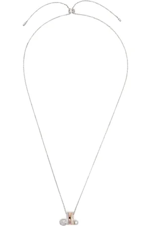 APM Monaco Collar con dije Safety Pin y zirconia