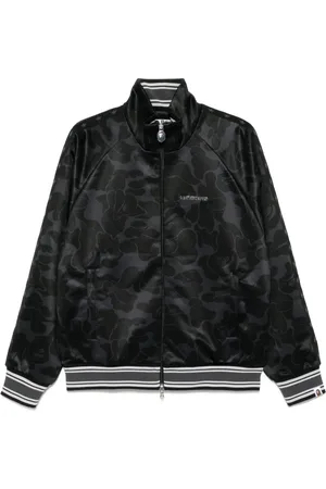 A Bathing Ape Chamarra deportiva con diseño militar