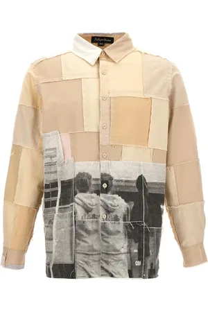 KIDSUPER STUDIOS Camisa con diseño patchwork