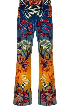 Bluemarble Pantalones con estampado floral