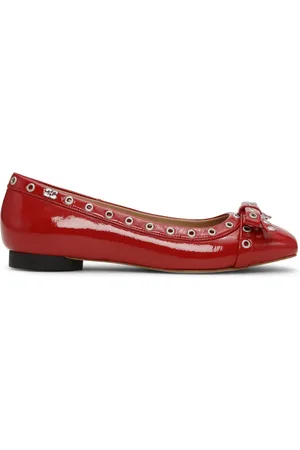 Ganni Flats con detalle de ojales