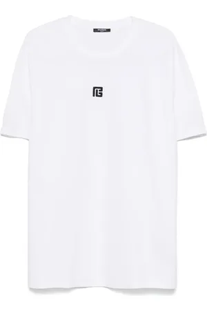 Balmain Playera con logo bordado