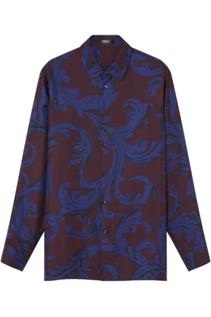VERSACE Camisa Baroque Leaf