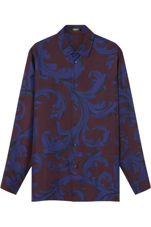 VERSACE Camisa Baroque Leaf