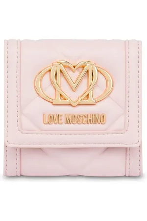 Moschino Cartera con placa del logo
