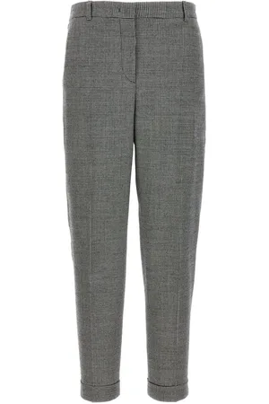 ALBERTO BIANI Pantalones con motivo pied de poule