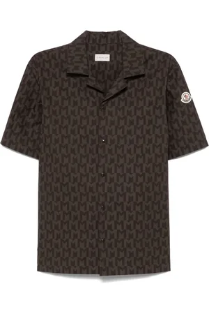 Moncler Camisa con monograma estampado