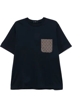 HERNO Playera con logo bordado