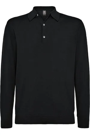 Boggi Milano Playera tipo polo de manga larga