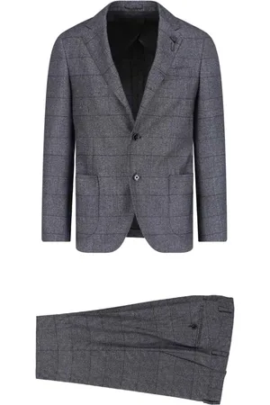 LARDINI Traje con motivo pied de poule