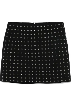 Karl Lagerfeld Falda corta con strass